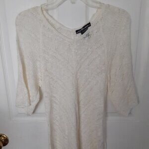 United States Sweaters  Size Small Beige Lace 3/4 Length Bell Sleeves